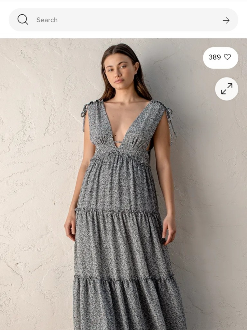 Wandering Wistfully Green Floral Print Tiered Maxi Dress - Lulu's - Picture 8 of 8